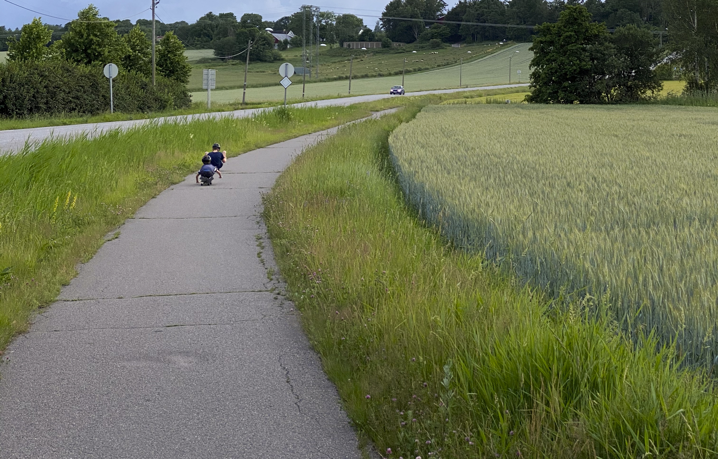 Illustrasjonsfoto Gang-og sykkelvei.