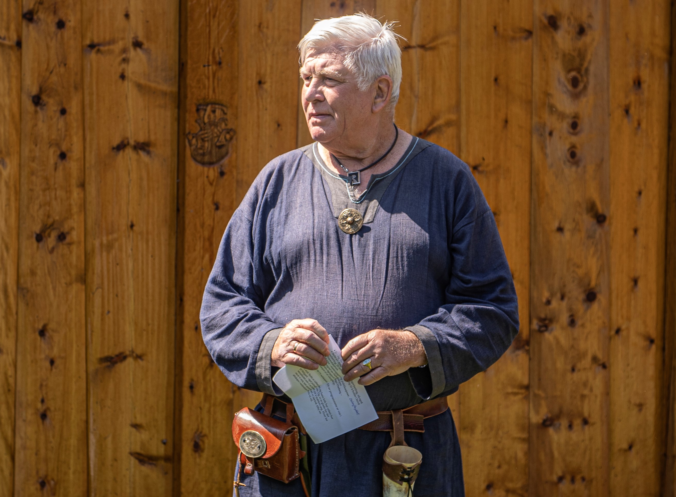 Einar Erlingsen i vikingklær