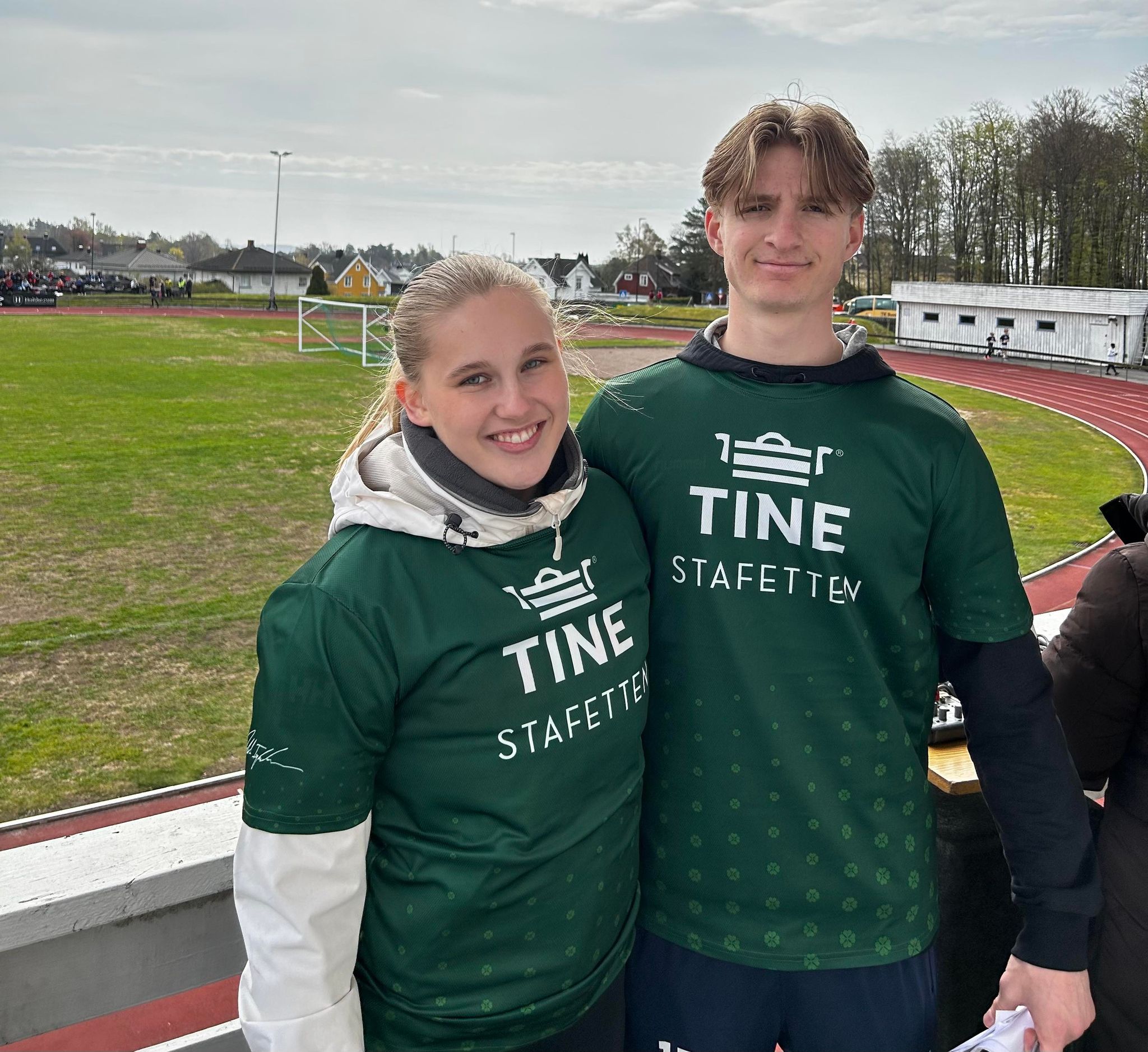 De to hovedansvarlige elevene