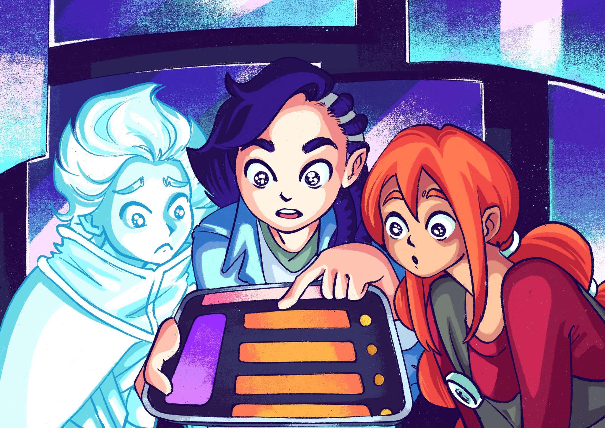 Illustrasjon fra årets sommerlesfortelling