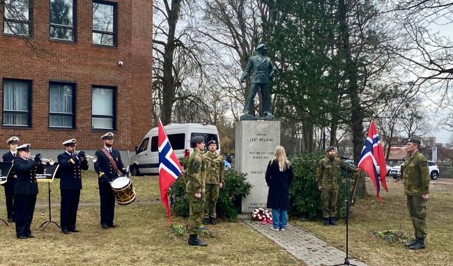 9. april bekransning Welding Horten