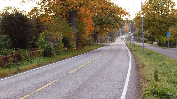 Bilvei på Teie, Færder kommune