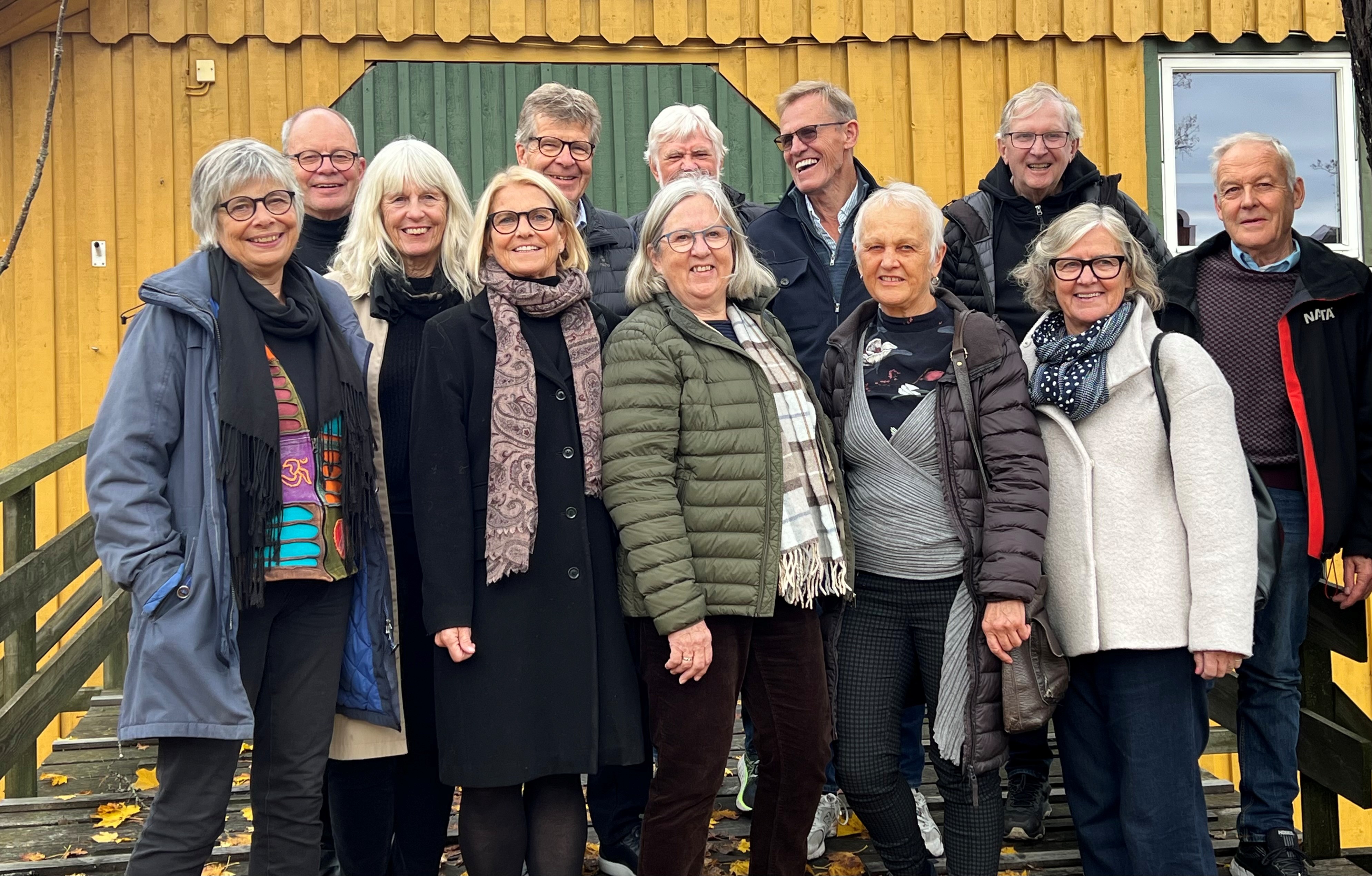 Gruppe med pensjonister