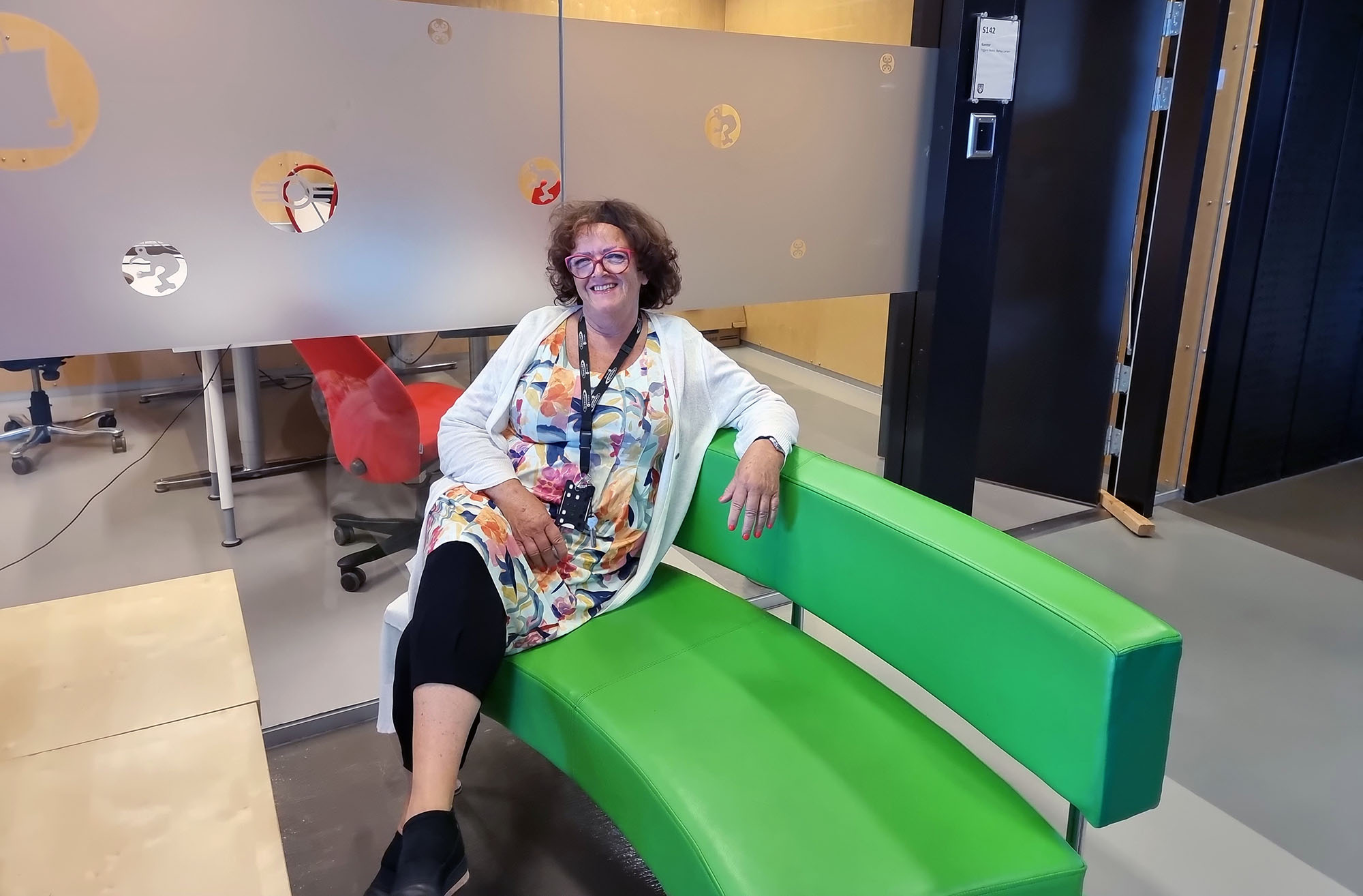 − Jeg skal finne mestringsmuligheter for elevene våre, det er skikkelig gøy og utrolig givende, sier Ingjerd Beate Larsen. Foto: Ellen Marie Skjefstad